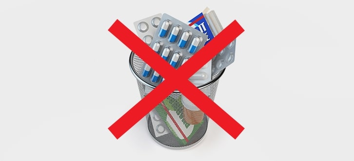 Don't throw away expired medications