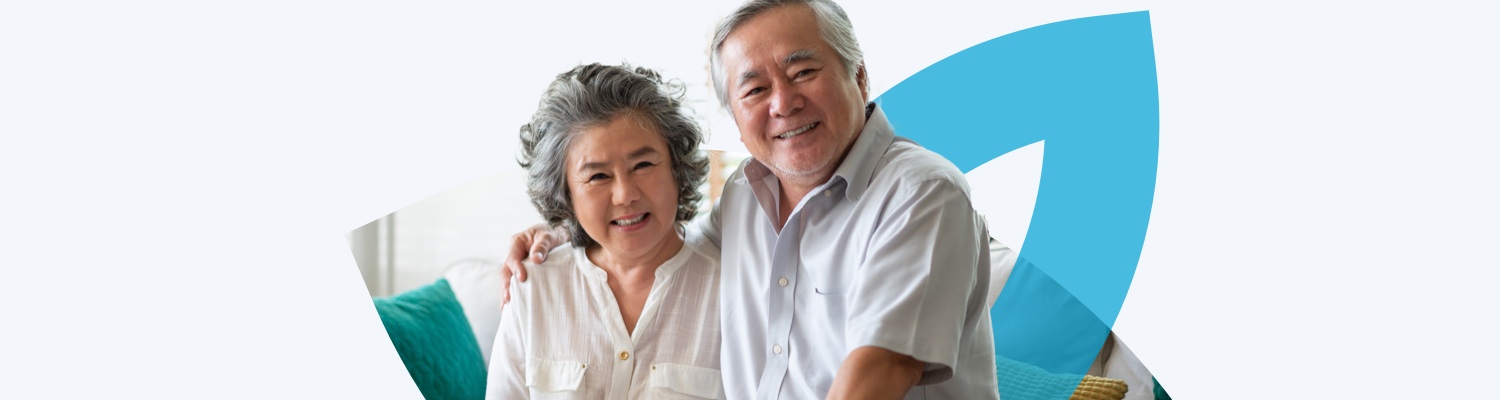 happy couple enjoying their over-the-counter benefit