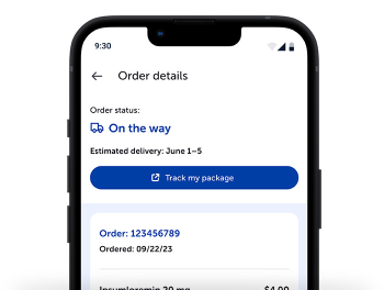 CenterWell Pharmacy app showing transfer process